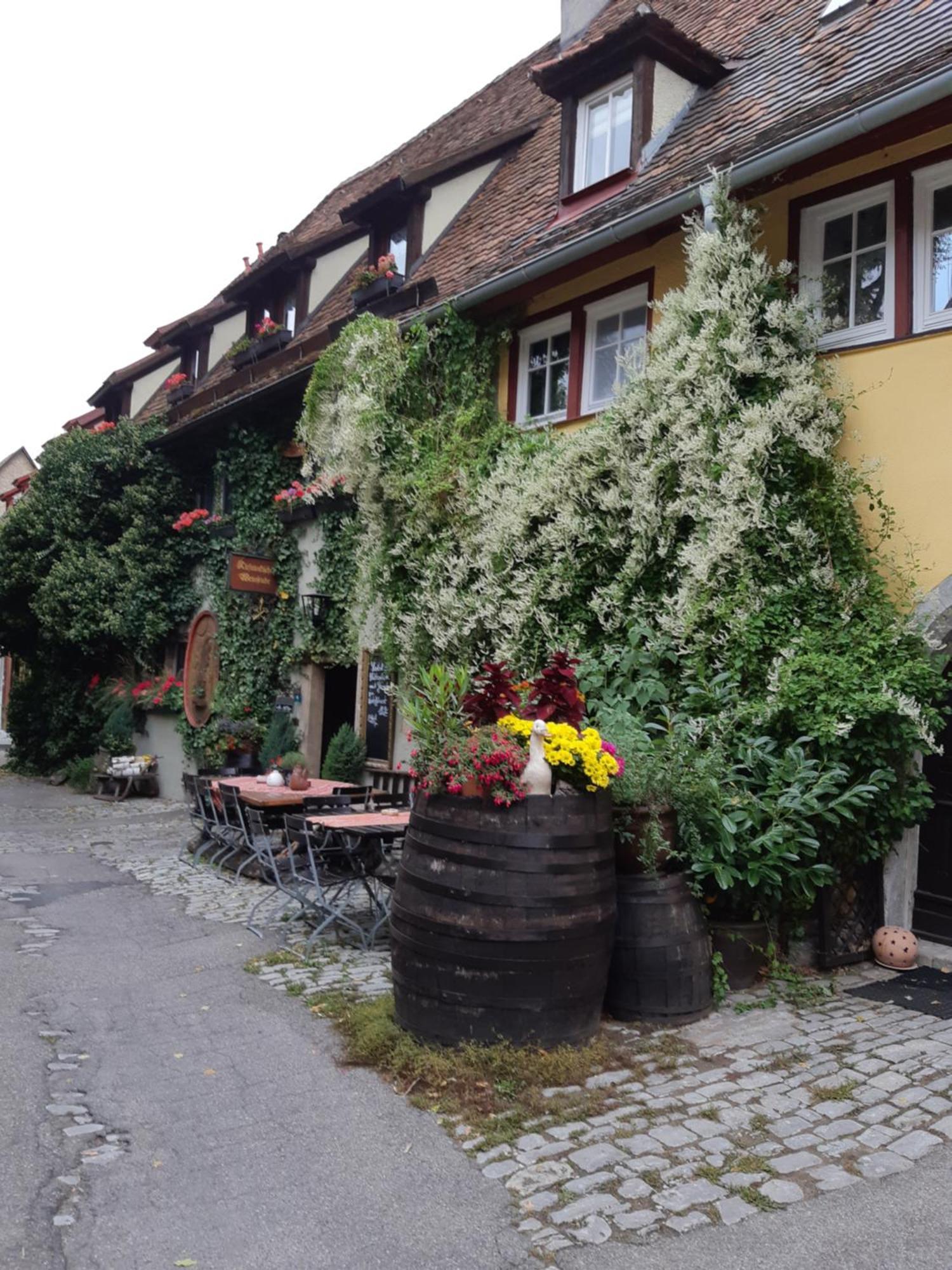 Hotel Altfraenkische Weinstube Rothenburg ob der Tauber Exterior foto